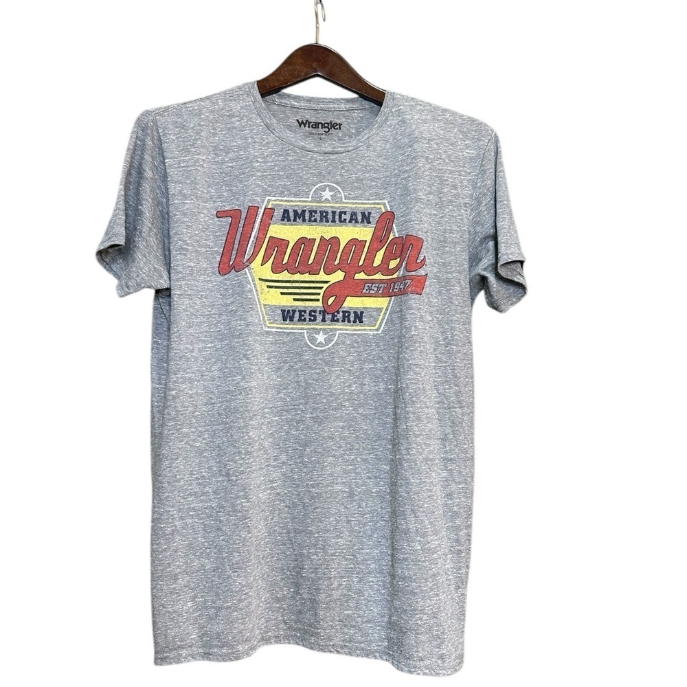 Wrangler TShirt Size L Gray